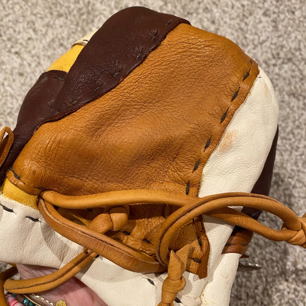 Western Style Drawstring Patchwork Soft Leather C… - image 7